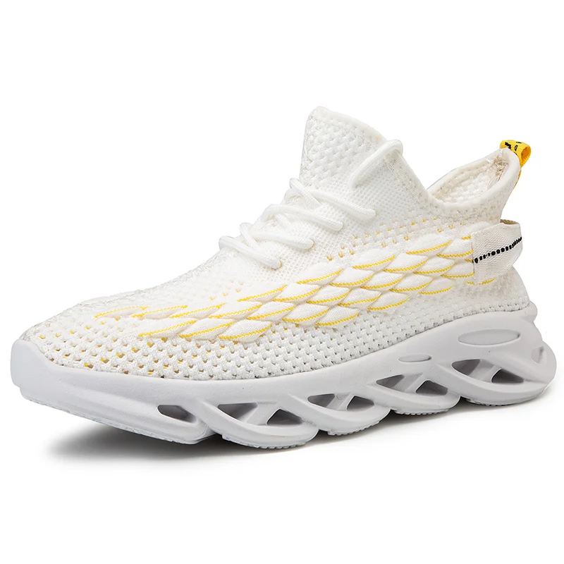 2020 Hot Sale Men Shoes Lightweight Casual Breathable Comfortable Mesh Fabric Lace-up Sneakers Non-slip Fashion | Обувь