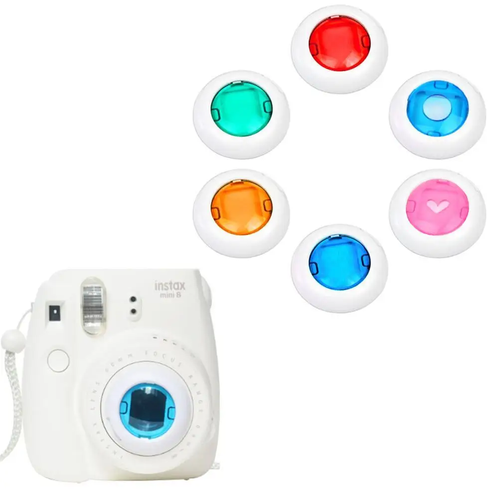 4/6 шт./компл. цветные Объективы для съемки крупным планом Fujifilm Instax Mini 7S 7 8 + 9