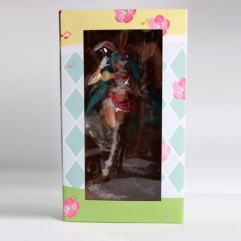 

High quality PVC Toys Spring Clothing Bunny Girl Miku Model Toy Doll New Year Gifts for Friends and Children