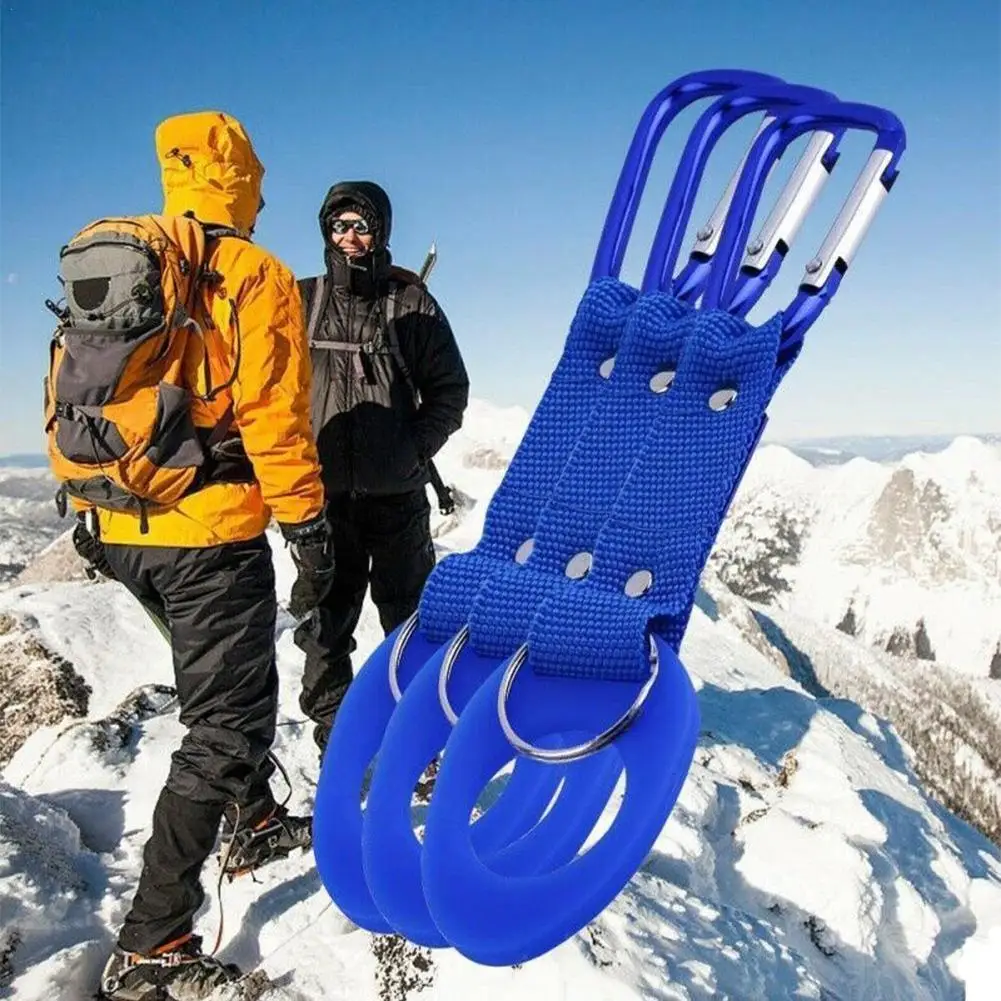 

1Pcs Outdoor Beverage Bottle Buckle Kettle Buckle Carabiner Water Bottle Holder Hook Hiking Buckle F2Q9
