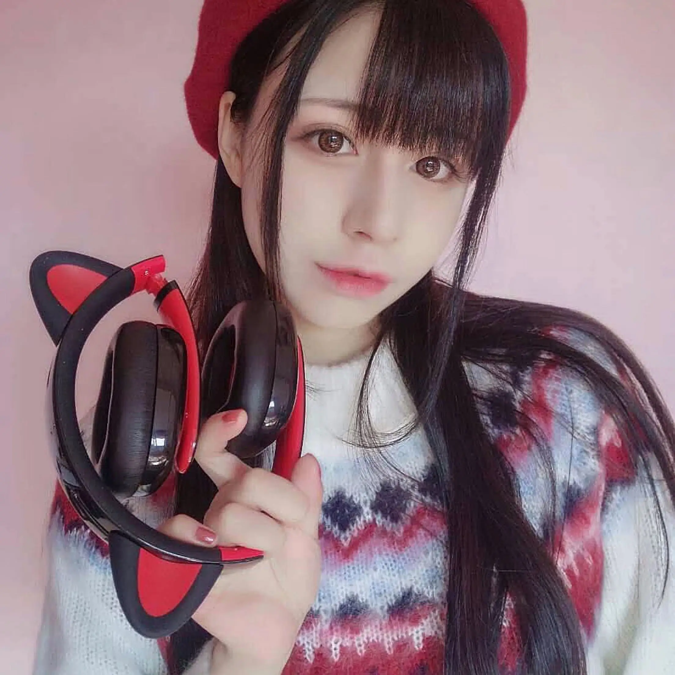 Беспроводная Bluetooth гарнитура Censi Moecen с кошачьими ушками комикс для девочек Hi Fi