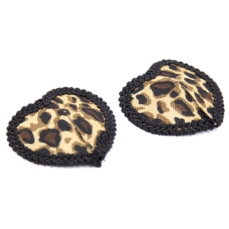 

Women Sexy Pasties Leopard Nipple Cover Reusable Tepel Sticker Cover Self Adhesive Breast Boob Tape Petals Bra Accessories