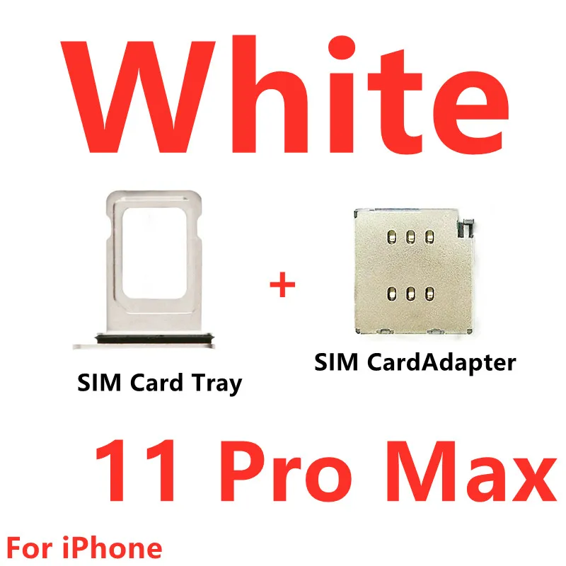

1 комплект, сменный гибкий кабель для считывания двух SIM-карт + слот для держателя SIM-карты, адаптер для iPhone 11 Pro Max 11 Pro