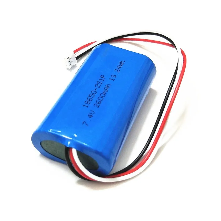 NTC защита 7 4 v 18650 2s1p 2600mAh аккумулятор с pcb и коннектором | Электроника
