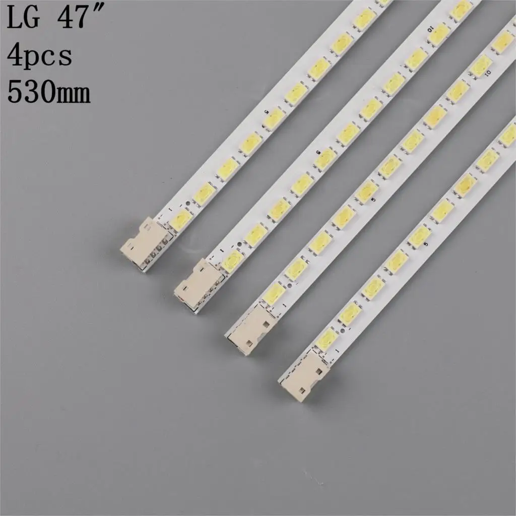 4pcs LED backlight strip for LIG 47LE5500 47LE5300 47LX6500 47LE5400 47E70RG LE47A300N 47LE5900 LC470EUH SC A1 3660L-0349A 0348A