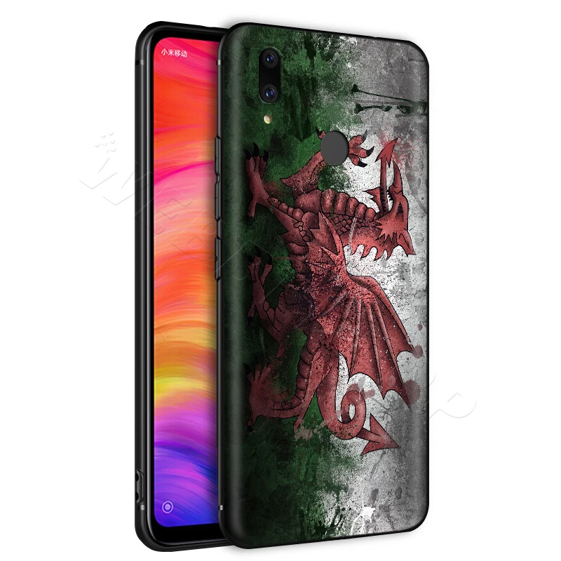 Чехол в стиле ретро с валлийским флагом дракона для Xiaomi Redmi Note 8 MI 3 6 9 A1 A2 A3 8A 6X 9T CC9