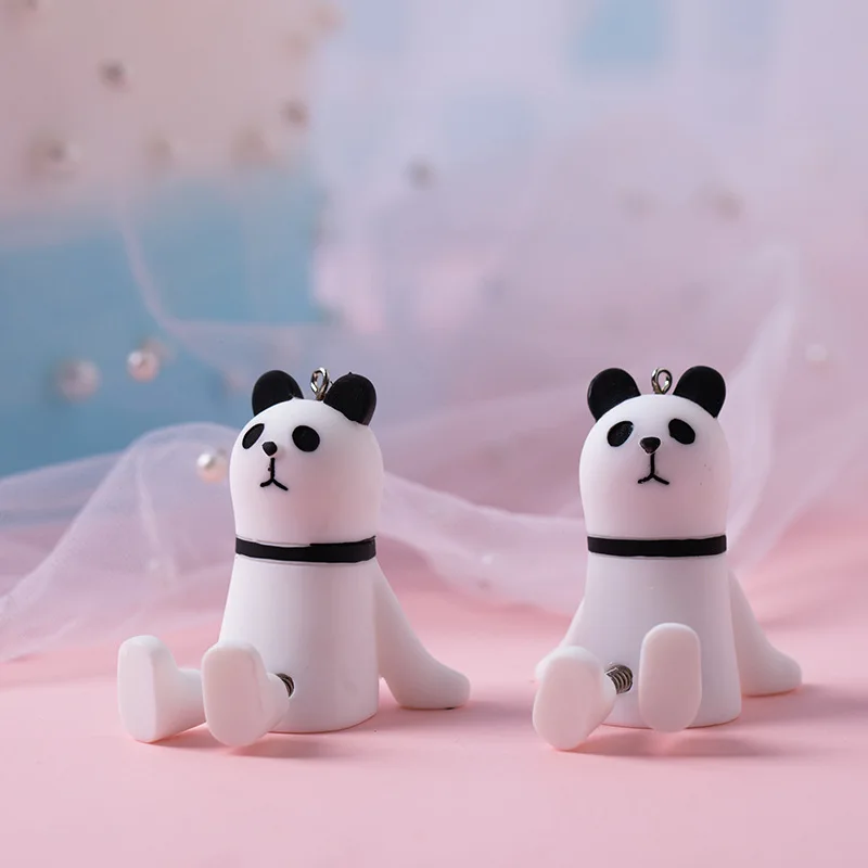 Мультяшная трясающая Панда Черный Белый медведь детский день рождения торт