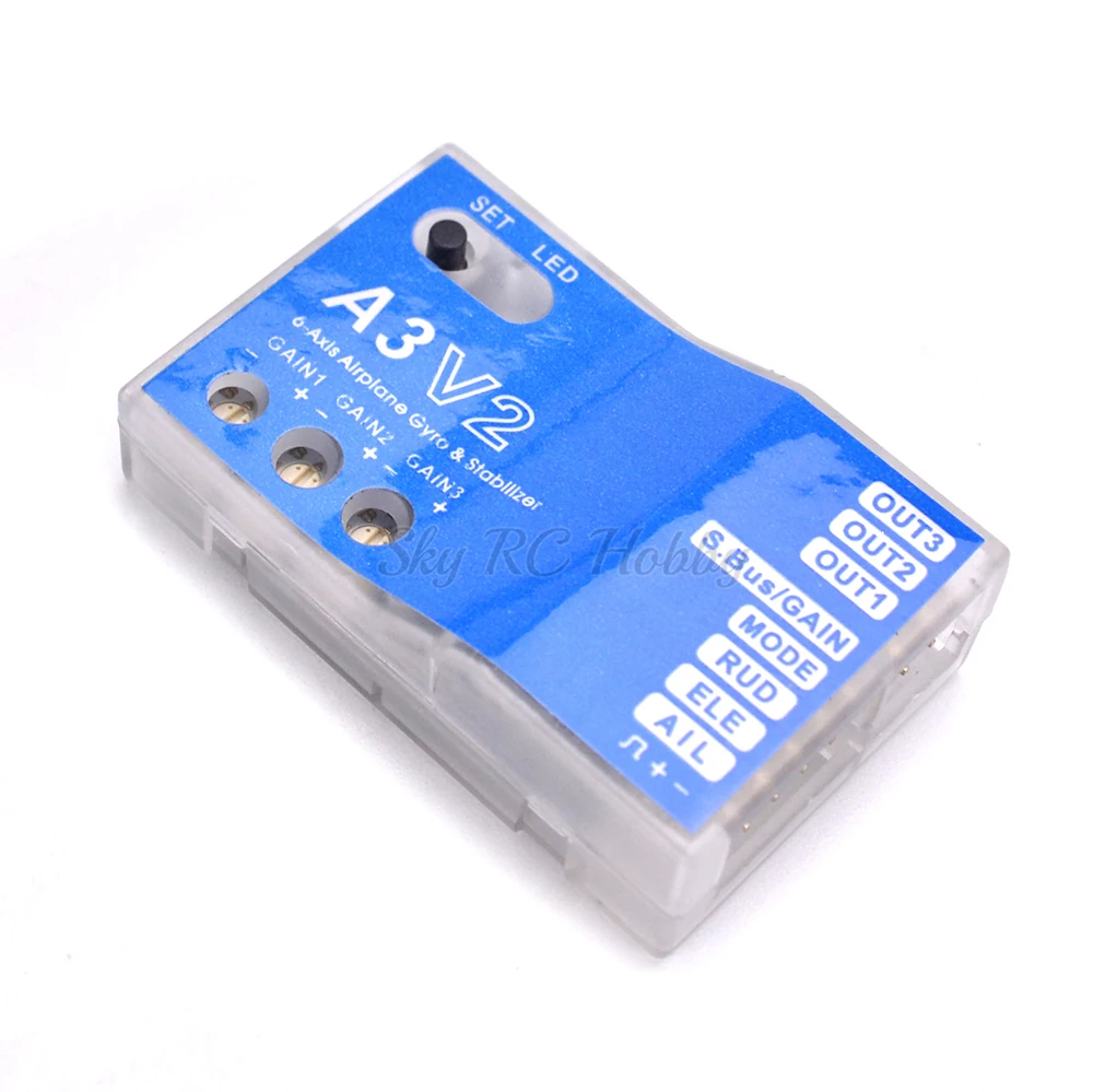 Высококачественный 3 осевой гироскоп A3 V2 Контроллер полета самолета