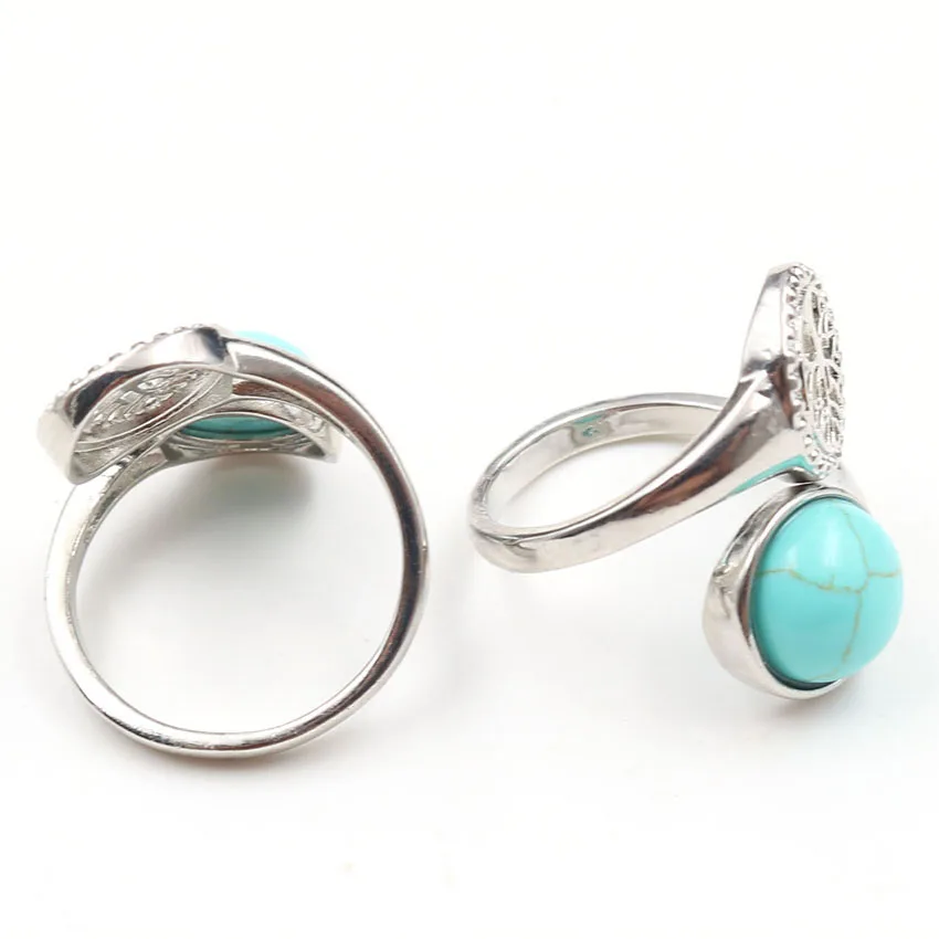 Посеребренный круглый кабошон древо жизни камень аметист изменяемое Открытое