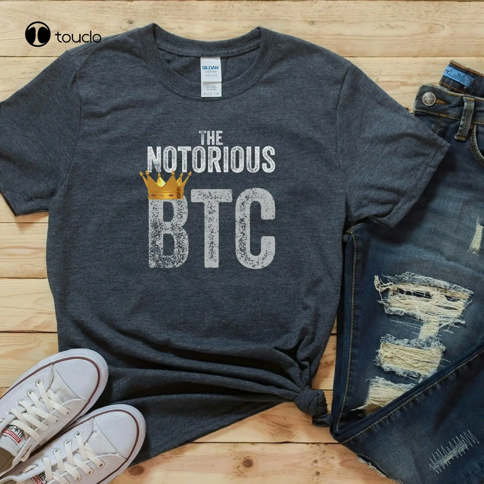 

Bitcoin Shirt, Funny Btc T-Shirt, Hodl Cryptocurrency Tshirt, The Notorious Btc Tee Shirt Custom aldult Teen unisex unisex