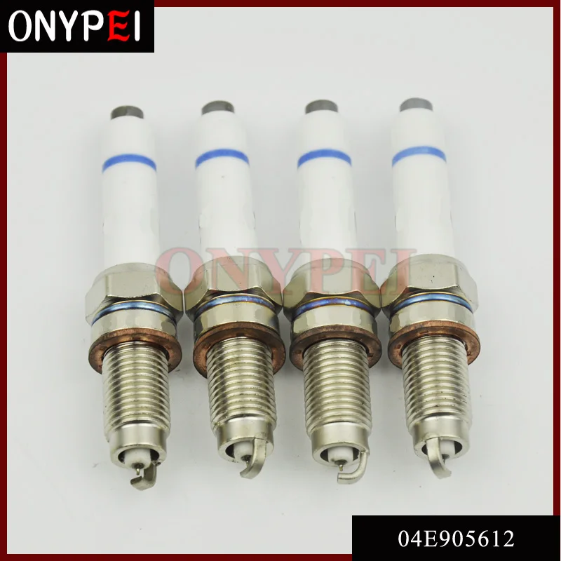 4 шт./лот иридиевая Свеча зажигания 04E905612 04E905612C 04E905612E для Golf Passat Polo Skoda Seat Leon 04E 905 612 |