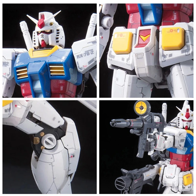 Аниме Костюм мобильного воина Япония RG 1/144 RX 78 2 экшн фигурка Gundam горячие детские