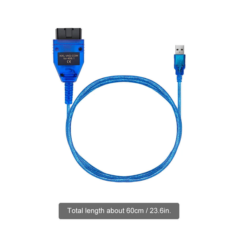 Диагностический кабель VAG409.1 Vag 409 диагностический KKL409 OBD2 USB сканер интерфейс для