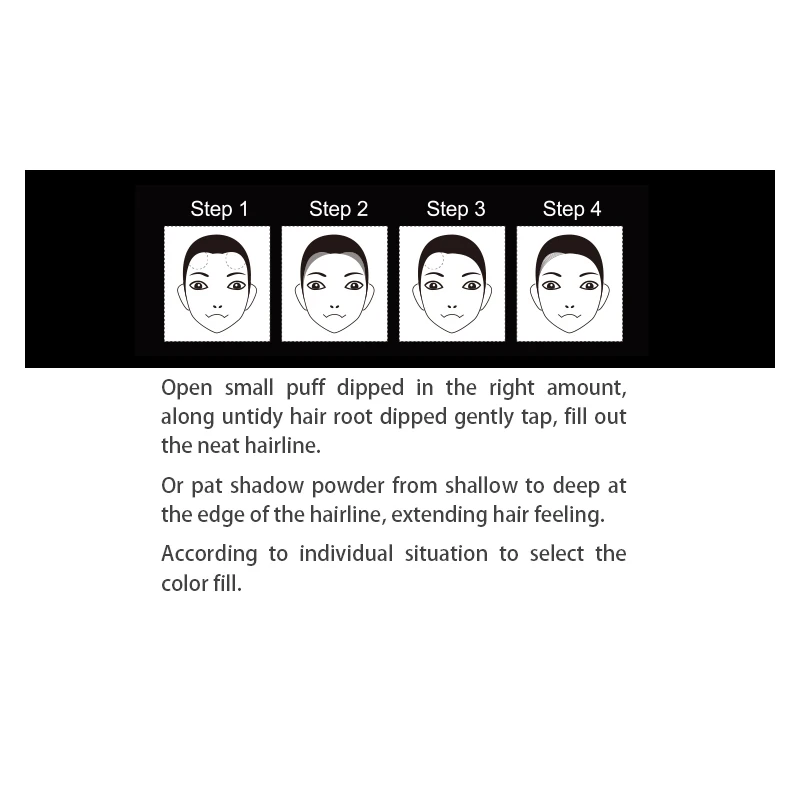 Sevich краска для волос 1 шт. покрытие седых корней пудра черный цвет временная