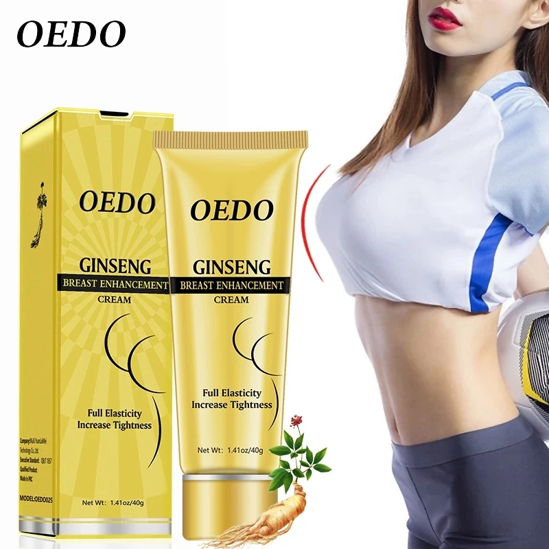 

OEDO Ginseng Breast Enlargement Body Cream Chest Enhancement Promote Female Hormone Breast Lift Firming Massage Up Size Bust