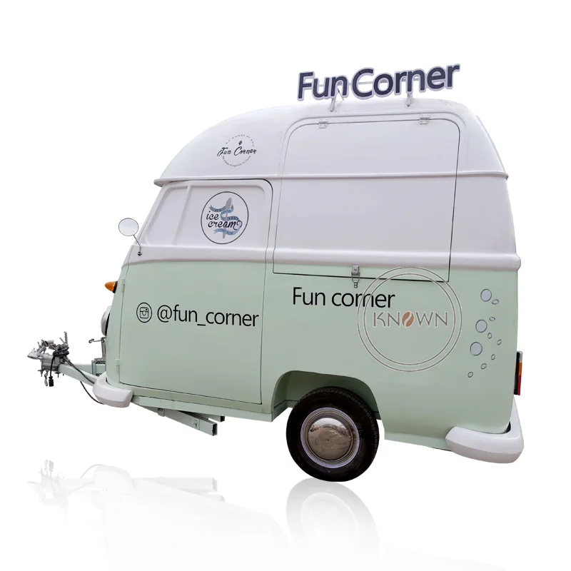 Индивидуальная тележка с прицепом для еды одобренная CE торговый автомат