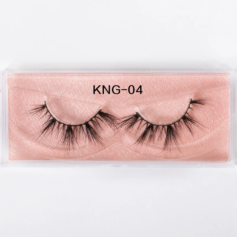 KNG-04 Eyewin ресницы 3D норковые накладные ресницы натуральные длинные ресницы драматические объемные ресницы макияж для ресниц норковые ресницы искусственные ресницы 25 мм ресницы - Цвет: KNG-04