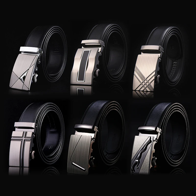 

2020 Famous Brand Belt Men Top Quality Genuine Luxury Leather Belts for Men Strap Male Metal Automatic Buckle men belts