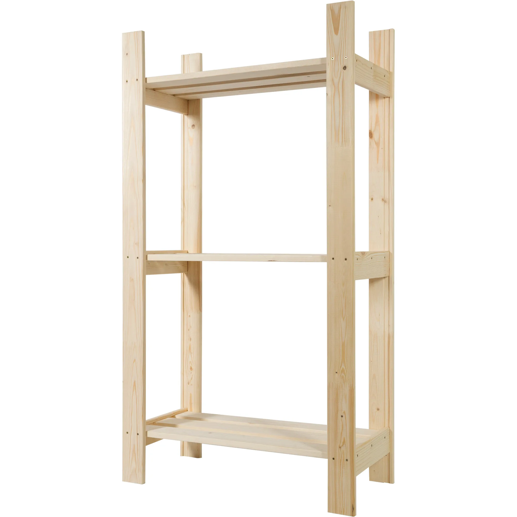 Rack лц-3 3 shelves 63x114.2x29 cm Wood | Дом и сад