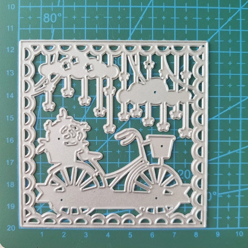 

Bicycle Clouds Stars Metal Cutting Dies Stencil Scrapbooking DIY Album Stamp Paper Card Embossing Decoration Craft