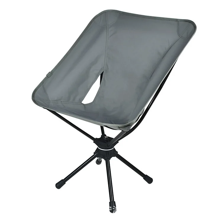 저렴한 회전식 알루미늄 합금 야외 접이식 의자 캠핑 회전 의자, 휴대용 회전 접이식 의자 낚시 의자 캠핑 로터리