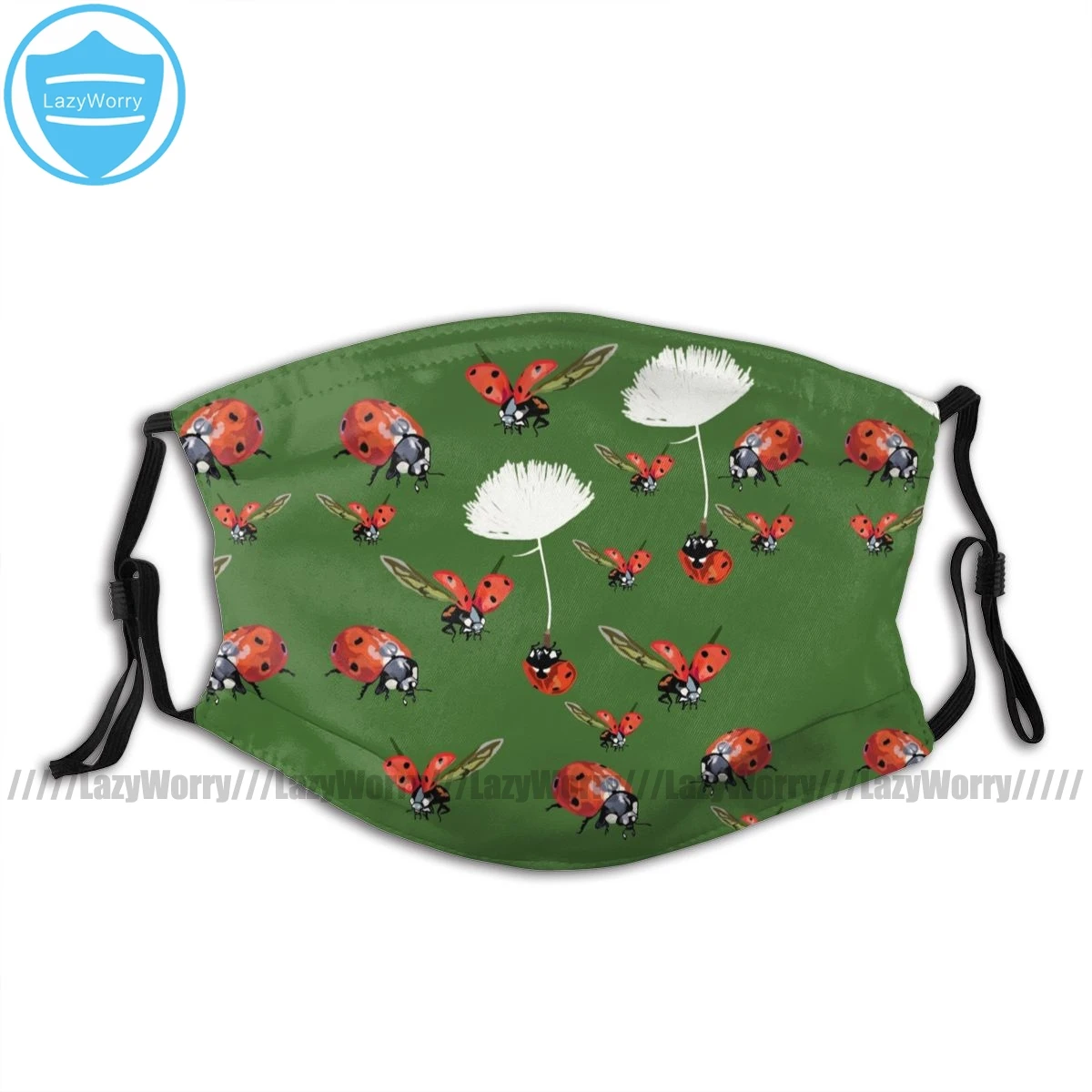 Маска для Лица Леди Баг рот божьи коровки полет маска лица взрослых с 2 фильтрами
