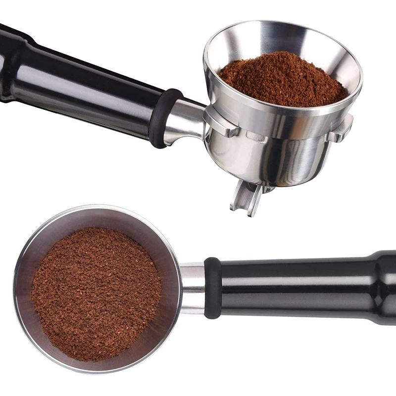 54 мм кофе эспрессо Хоппер нержавеющая сталь кольцо порошок Мясорубка анти