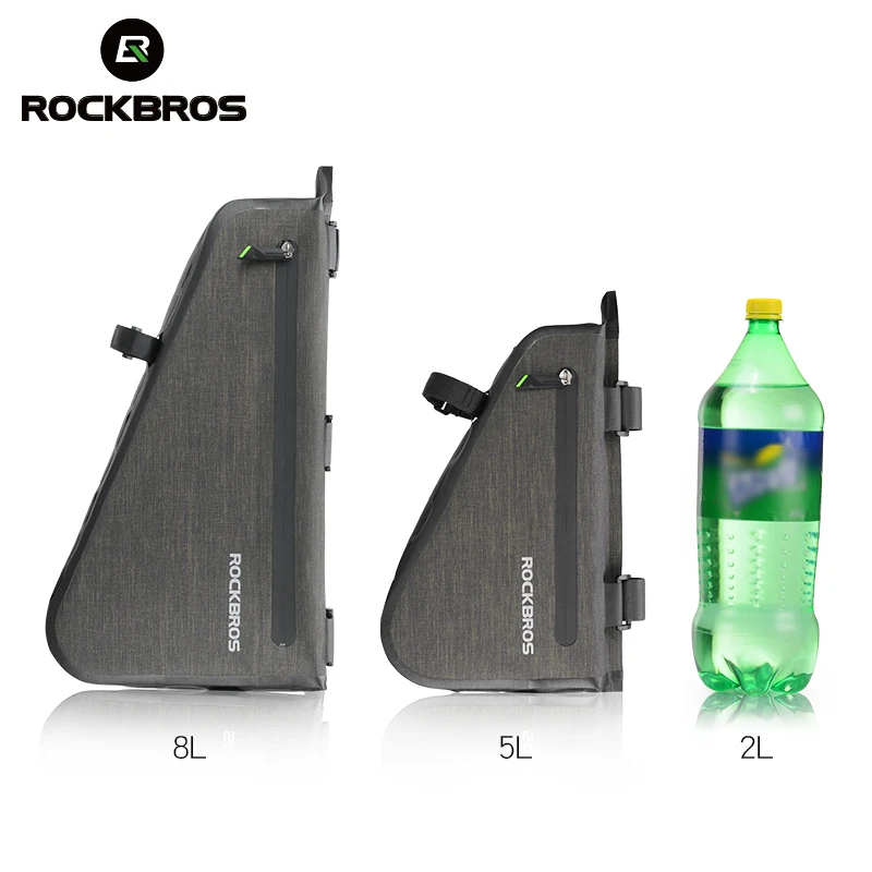 Треугольная велосипедная сумка ROCKBROS вместительная сумочка на раму для горных