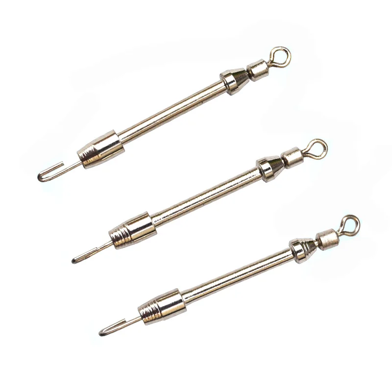 20 штук нержавеющая сталь рыболовная леска соединитель крючок свинцовое сиденье