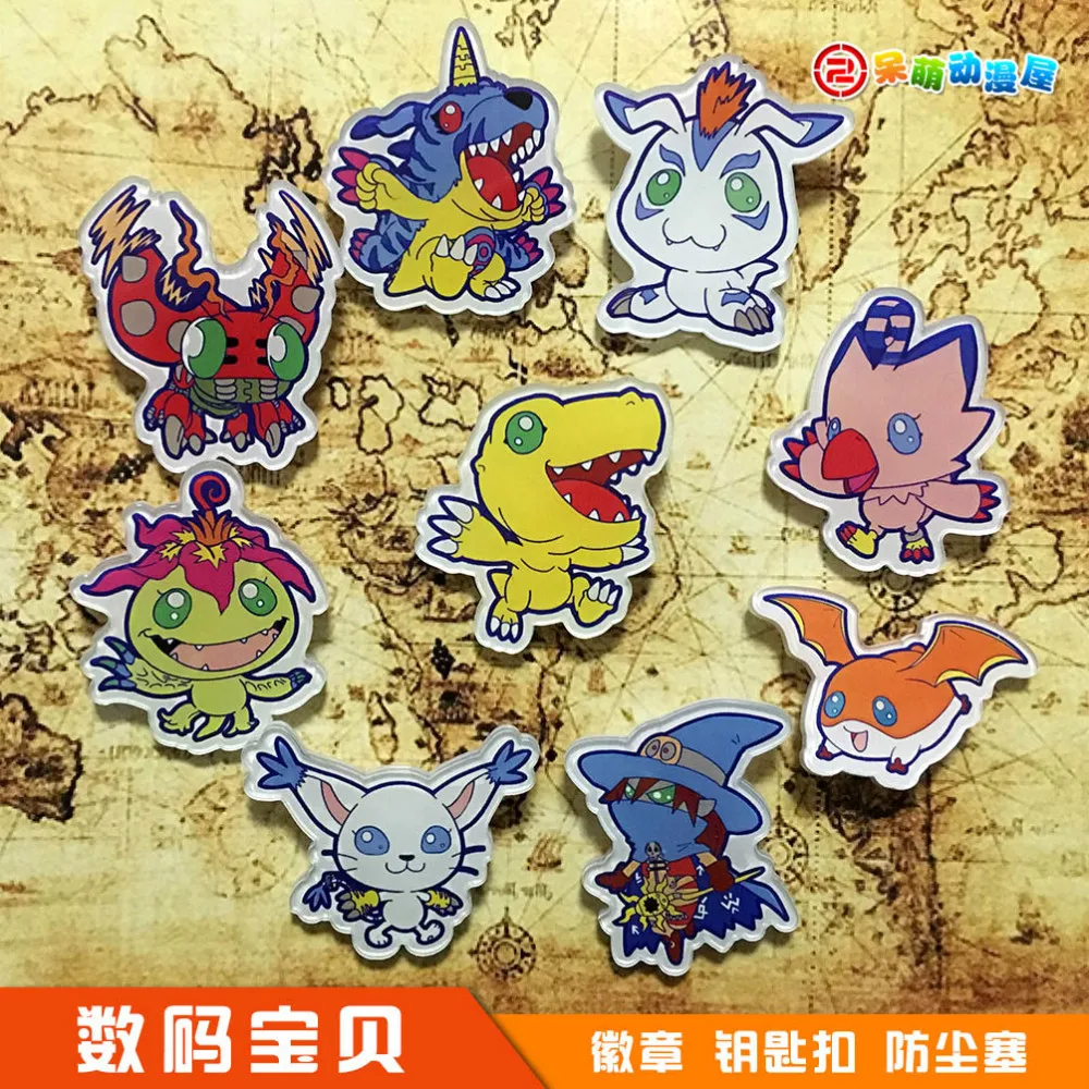 Новинка! Цифровые фигурки монстров из аниме Digimon 9 шт./компл. подлинные хобби ПВХ