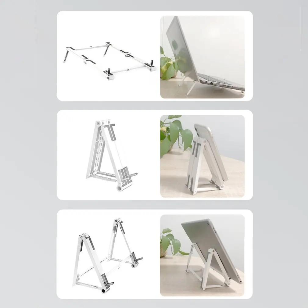 

Foldable Laptop Stand Portable Aluminum Alloy Laptop Holder Cooling Bracket Support for PC MacBook Pro Air iPad Galaxy DELL HP