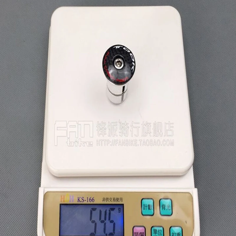 Берет велосипед из углеродного волокна гарнитура стволовая верхняя крышка