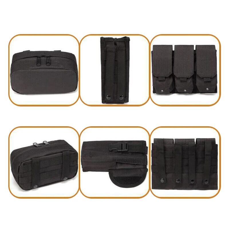 Бронежилет JPC для переноски пластин с патроном нагрудная установка страйкбола