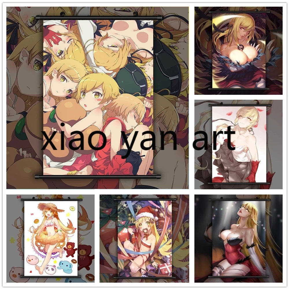 

Monogatari Oshino Shinobu аниме «сделай сам», Алмазная мозаика, наборы для вышивки крестиком, алмазная вышивка в комнату, украшение