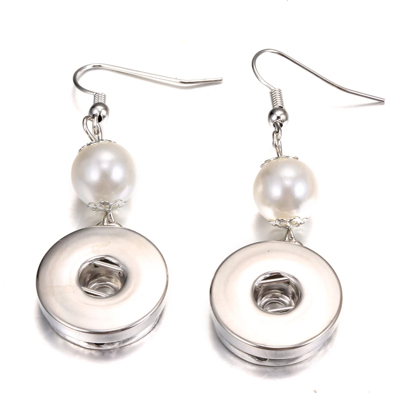 Новинка 2019 розовое золото 18 мм женские серьги с кнопками застежками ювелирные