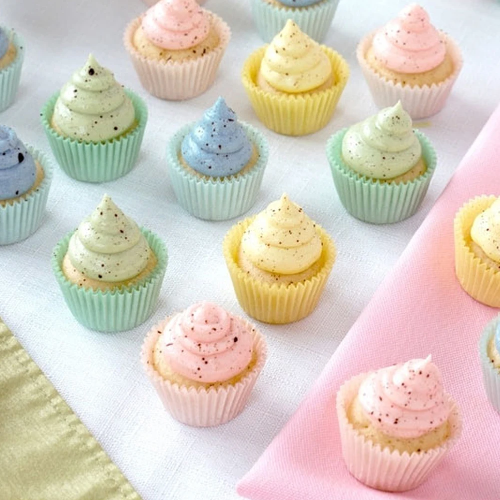 Бумажные стаканчики для торта чашка выпечки анти масло маленькая коробка