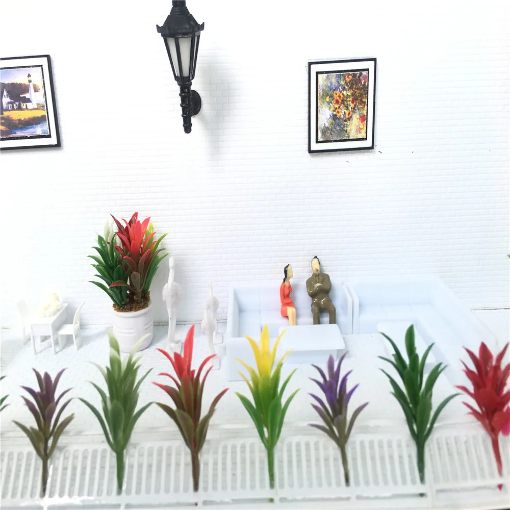 Модель Weijingmodel 100 фигурки людей пассажирский поезд пейзаж в масштабе 1:50 O поза