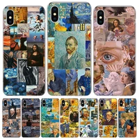 van gogh oil painting art phone case for apple iphone 11 12 mini 13 pro max se 2020 x xs xr 8 plus 7 6 6s 5 5s se cover shell co