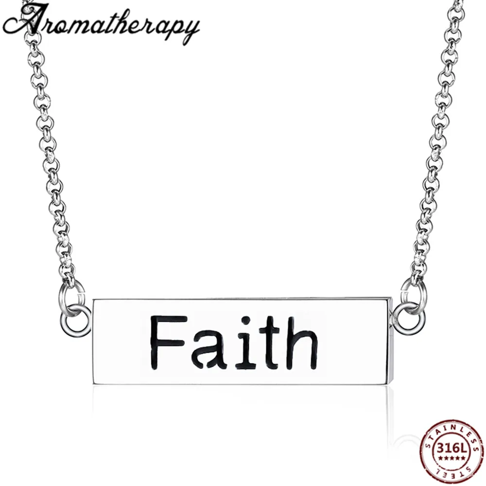 Нержавеющая сталь aromatheray ожерелье с медальоном Любовь Колье аромараспылитель