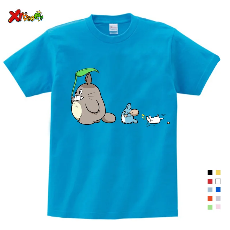 

Kids Summer T-shirt Boys Girls Short Sleeve Tshirts Harajuku Retro Boy Tshirt Cartoon Blue Element Nice Round Neck Kids T Shirt