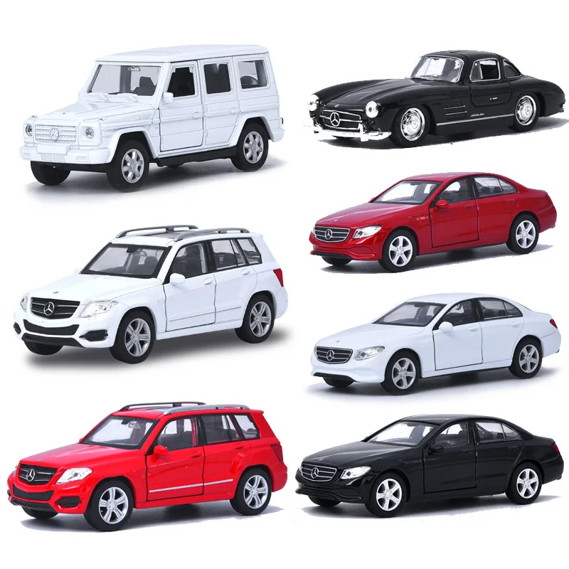 Модель литая автомобиля 1:36 имитация из сплава игрушки для детей 1/36 GCLASS 300SL GLK eclass |