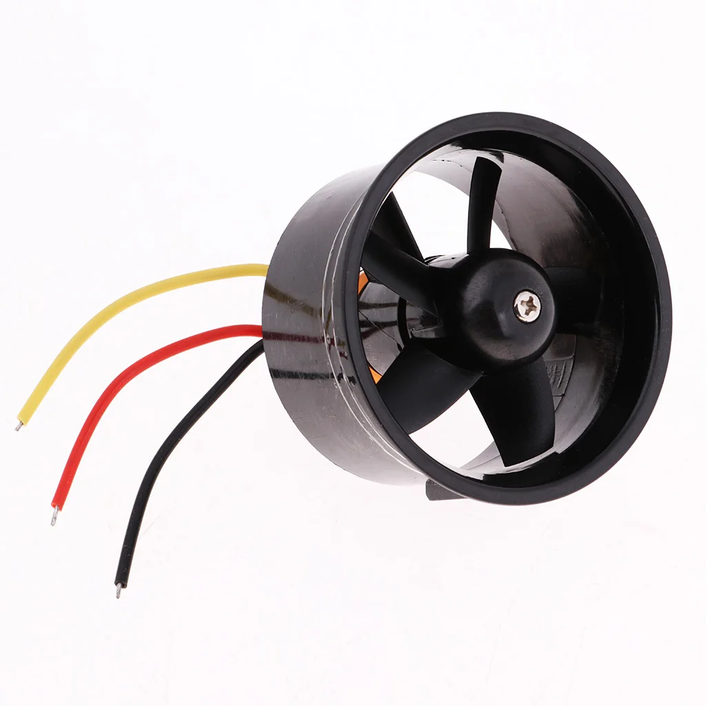 

Duct Fan QF2611-4500KV Brushless Motor 5-Blade For RC EDF Jet Airplane