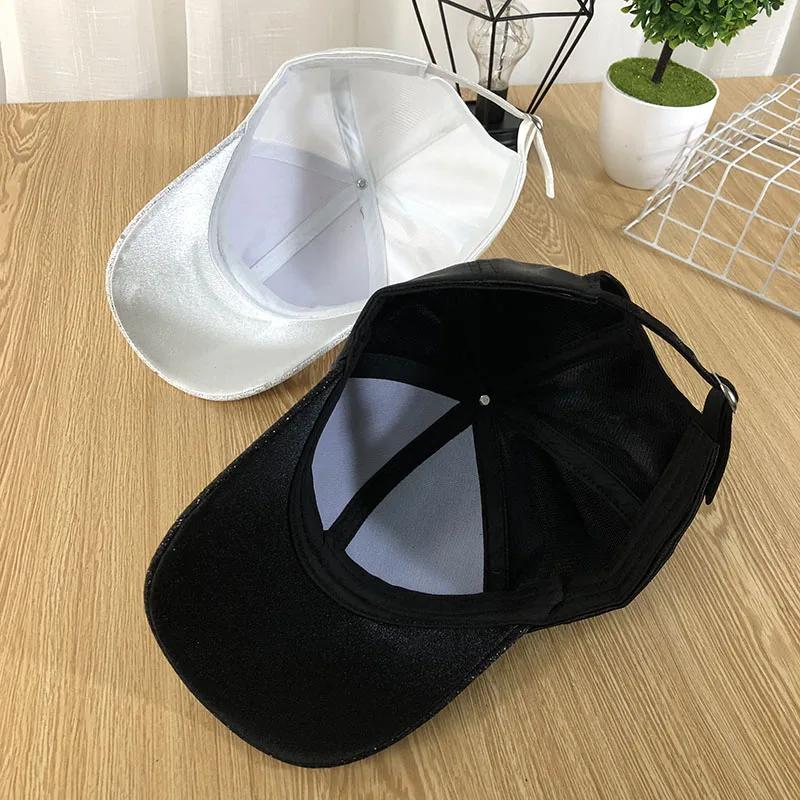 Модные бейсболки с блестками и надписью Стразы новинка 2019 летние женские