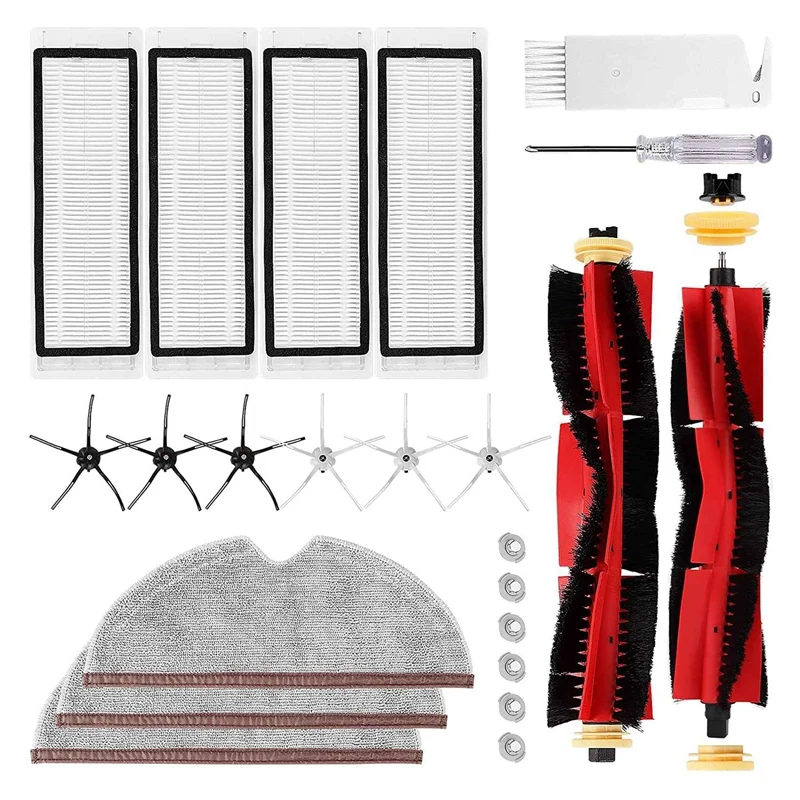 

HOT！-Accessories for Xiaomi Roborock S5 Max S50, S51, S6, S60, S65, S6 Max V, S6 Pure 23 Piece Vacuum Cleaner Accessories