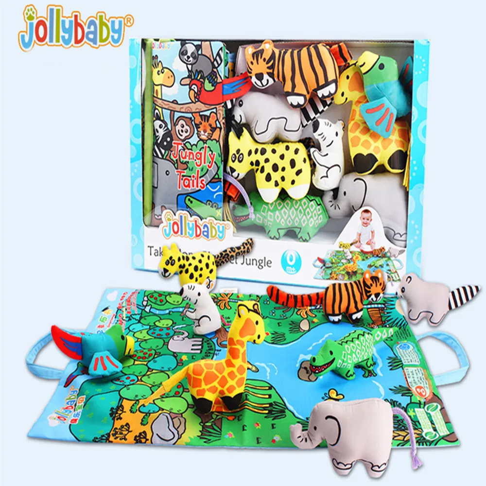 4 стиля детские развивающие игрушки для чтения звук шелеста погремушка звонок 3D