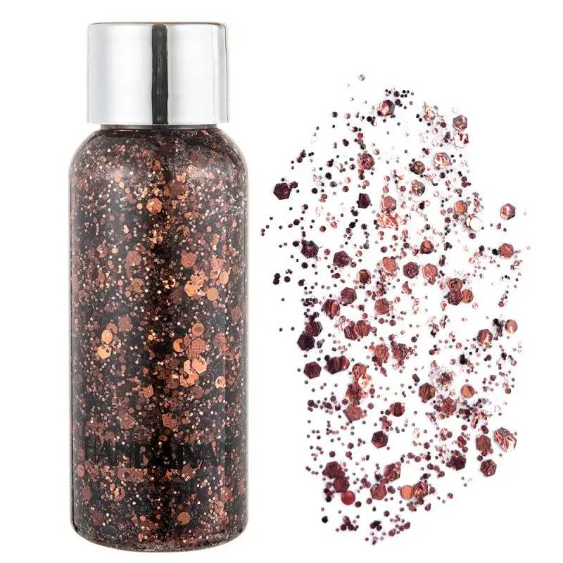 9 Color Hot Eyeshadow Glitter Gel Makeup Liquid Pigments Party Festival Sequins Cream for Face/Highlighter/Body/Hair TSLM2 | Красота и
