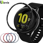 Ободковое кольцо для Samsung Galaxy Watch active 2 40 мм 44 мм, защитный чехол, спортивный клейкий металлический бампер, аксессуары для Active2 40 мм
