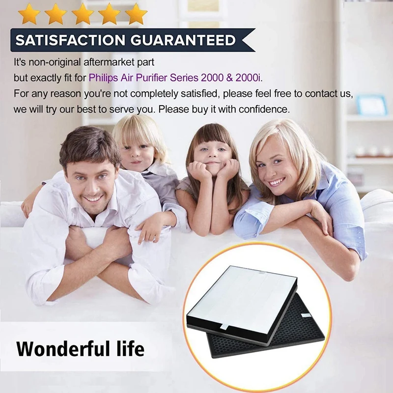 

Replacement Filter Compatible for Air Purifier Series 2000 2000I, Replace AC2889 AC2887 AC2882 Filter