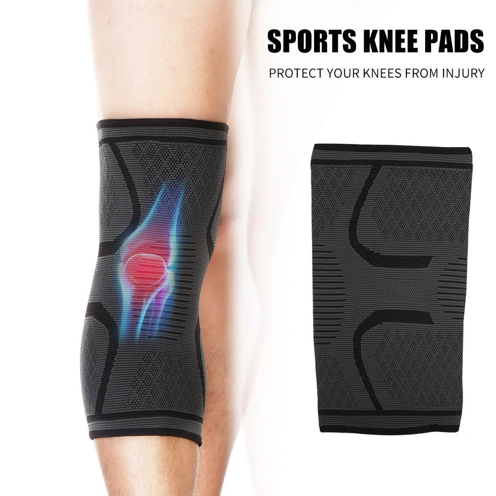 Вязаные нейлоновые наколенники защитный Противоскользящий наколенник для