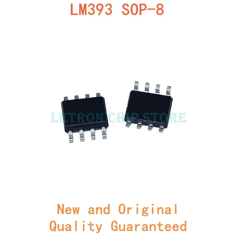 10 шт. LM393DR SOP8 LM393 SOP-8 LM393DR2G SOP LM393DT SOIC8 393 SOIC-8 LM393D SMD новый и оригинальный чипсет IC
